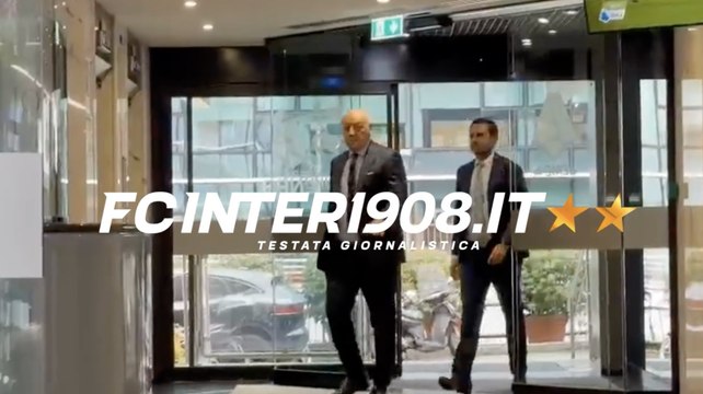 VIDEO FCIN1908 / Inter, Marotta arriva in Lega: oggi l'assemblea per il nuovo presidente FIGC