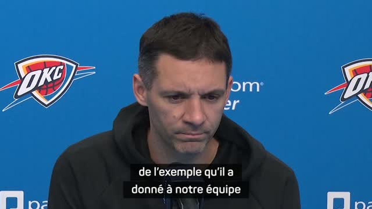 Thunder - Daigneault : "Topić devrait être extrêmement fier de l’exemple qu’il a donné"