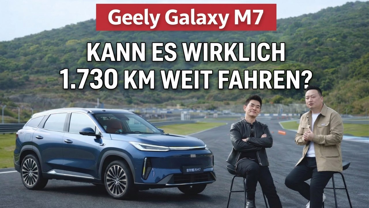 Geely Galaxy M7 zeigt, wie smart ein Hybrid-SUV heute sein kann
