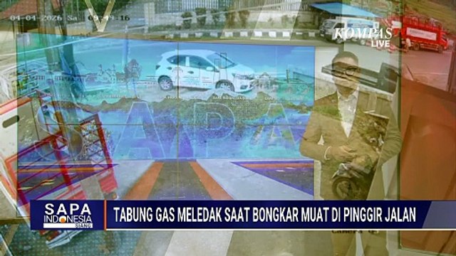 Tabung Elpiji Jatuh dan Meledak di Jambi, 1 Orang Alami Luka Bakar Serius | SAPA SIANG