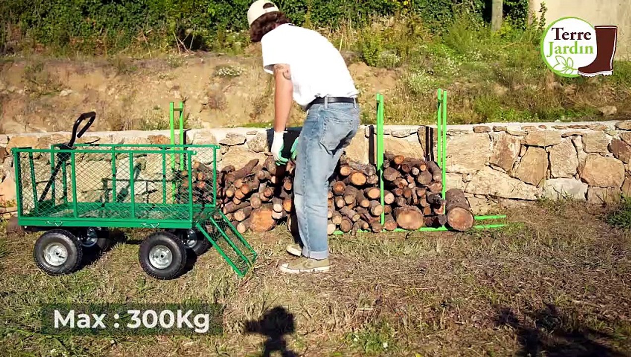 Chariot Grande Capacité | TERRE JARDIN - SHOPIX