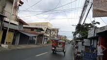 Early Hours on Santa Cruz Street in Tanza, Cavite, Philippines