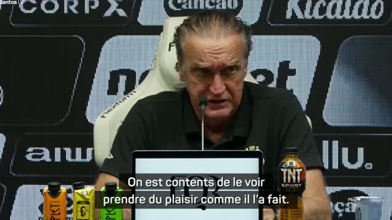 Santos - Cuca très content "de voir Neymar prendre du plaisir" sur le terrain