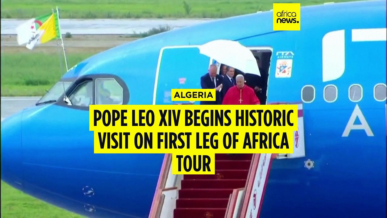 Pope Leo XIV begins historic Algeria visit on first leg of Africa tour