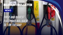First and biggest fuel price rollback set on Tuesday
