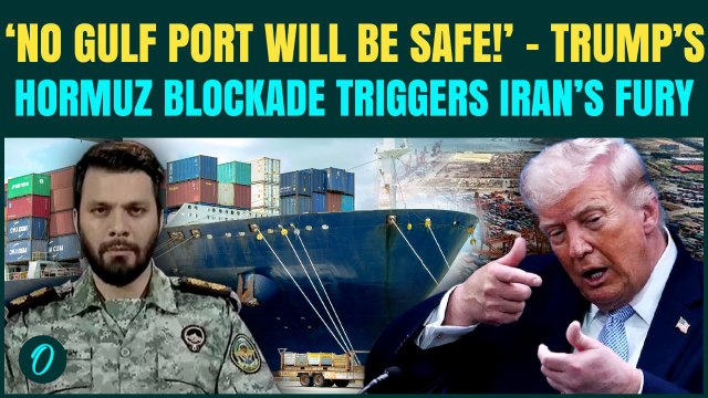 Iran to BLOW UP All Gulf Ports? IRGC Spox THREATENS Trump to TAKE BACK Hormuz Blockade Order OR…
