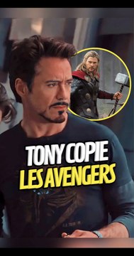 Tu savais que TONY STARK a COPIÉ les POUVOIRS des AVENGERS ? #tonystark #ironman #avengers #marvel #onregardequoi