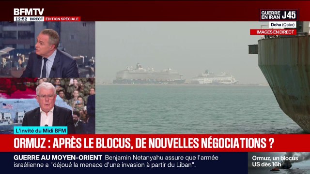 Menace de blocage des ports iraniens: C'est une improvisation pour essayer de peser sur les négociations , estime Jacques Audibert, conseiller diplomatique de François Hollande