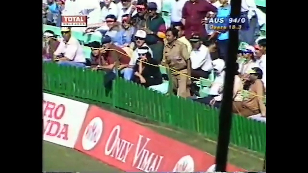1996 CWC | India vs Australia, 19th Match at Mu...