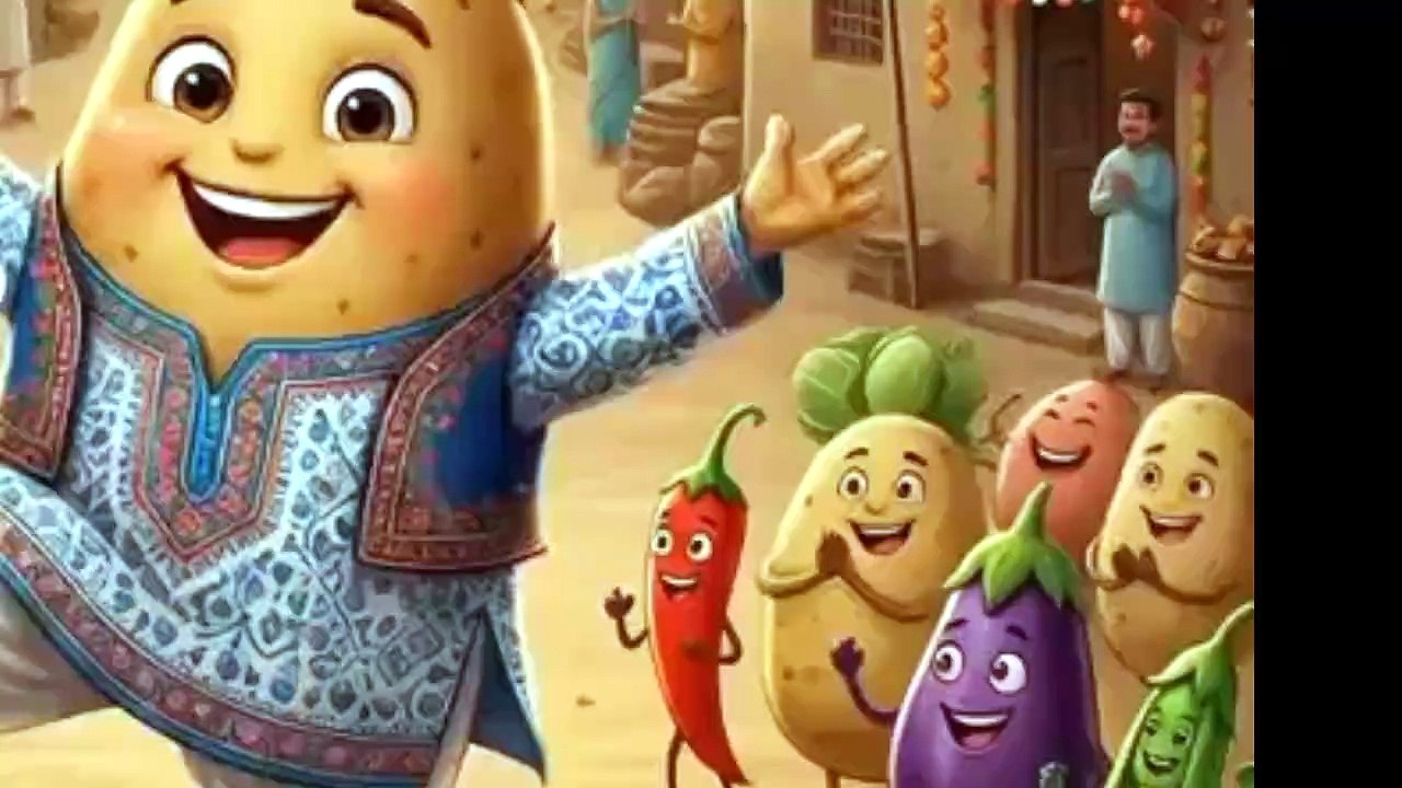 Funny Potato & Veggie Party 🥔🌶️ | Cute Animated Village Fun