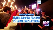 Líderes europeus felicitam Péter Magyar pela vitória