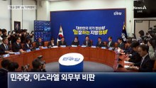 민주 “이스라엘 외교 결례”…야 “이적행위”