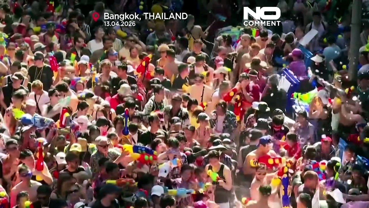Thailand marks Songkran New Year with water fig...