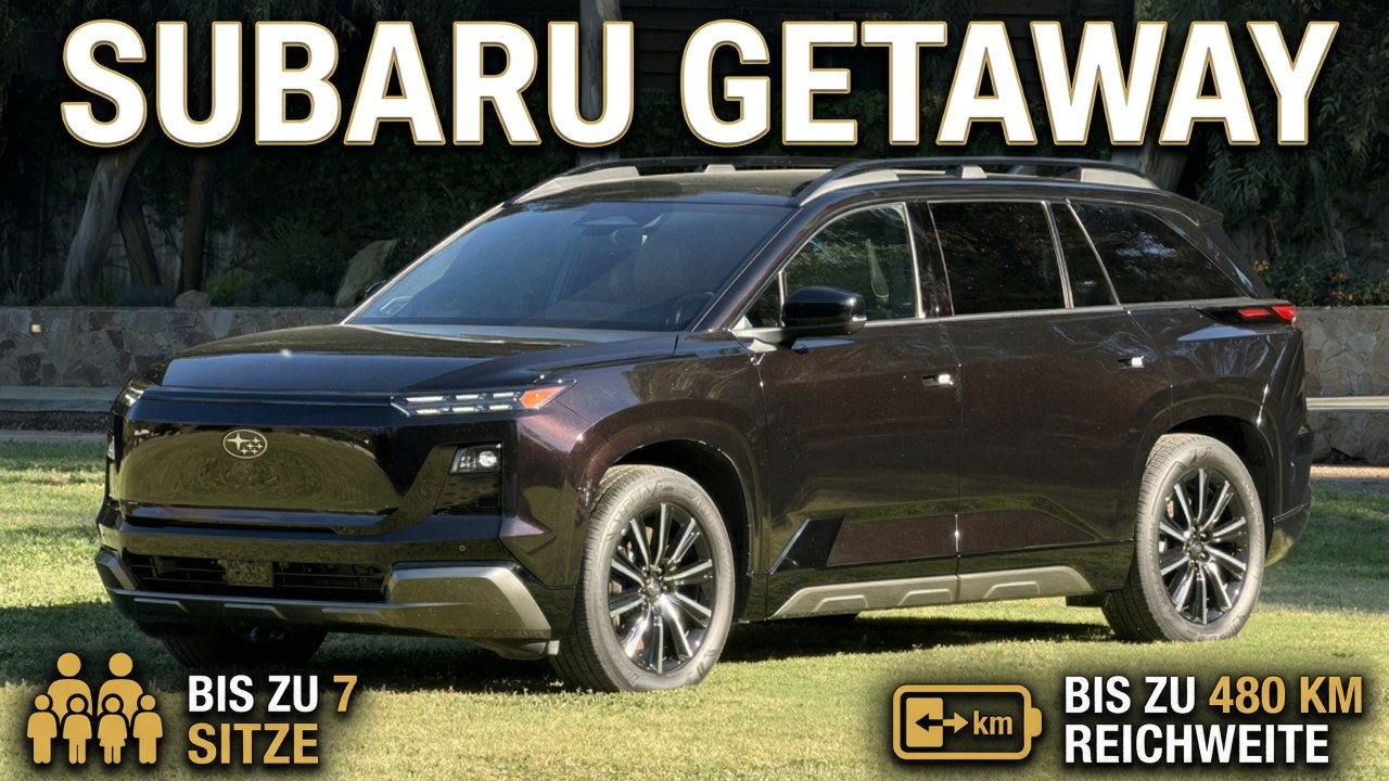 2026 Subaru Getaway mit 420 PS und 95,8 kWh Akku vorgestellt