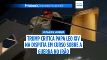 Trump critica o Papa Leão XIV: "Não está a fazer um bom trabalho"