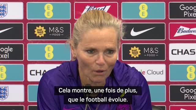 Angleterre - Wiegman : Marie-Louise Eta ? Cela montre que le football évolue