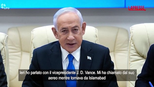 Iran, Netanyahu: Sosteniamo Trump su blocco navale Hormuz