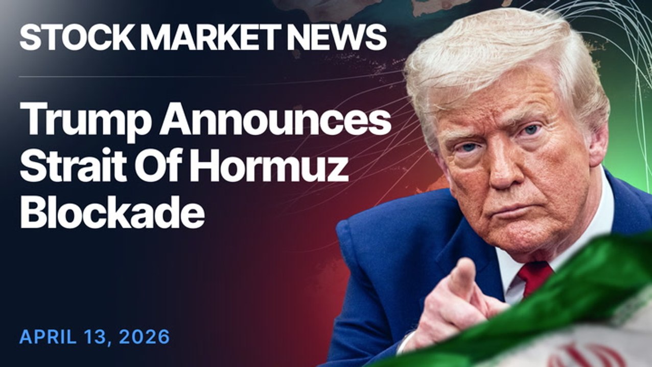 Stock Market Today: Dow Futures Fall As Trump Announces Strait Of Hormuz Blockade