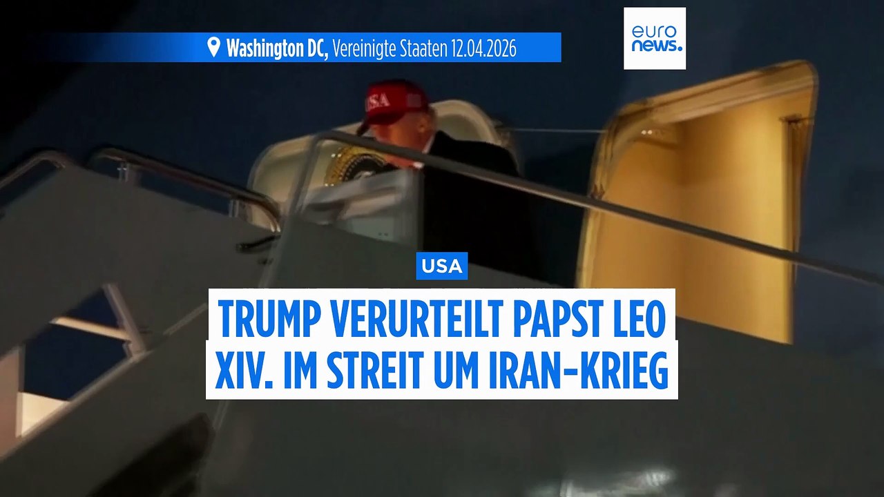 Der Papst mache 'keinen guten Job': Trump attackiert Papst Leo XIV. im Streit um den Iran-Krieg