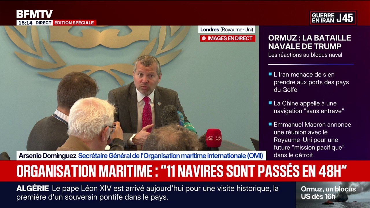 Détroit d'Ormuz: "aucun pays n'a le droit d'entraver le passage d'autres navires" assure le secrétaire général de l'Organisation maritime internationale