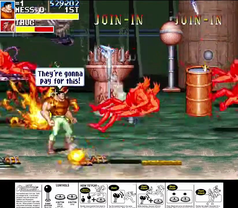 Episódio 4 Cadillacs & Dinosaurs, Briga de Rua, Arcade, Retro