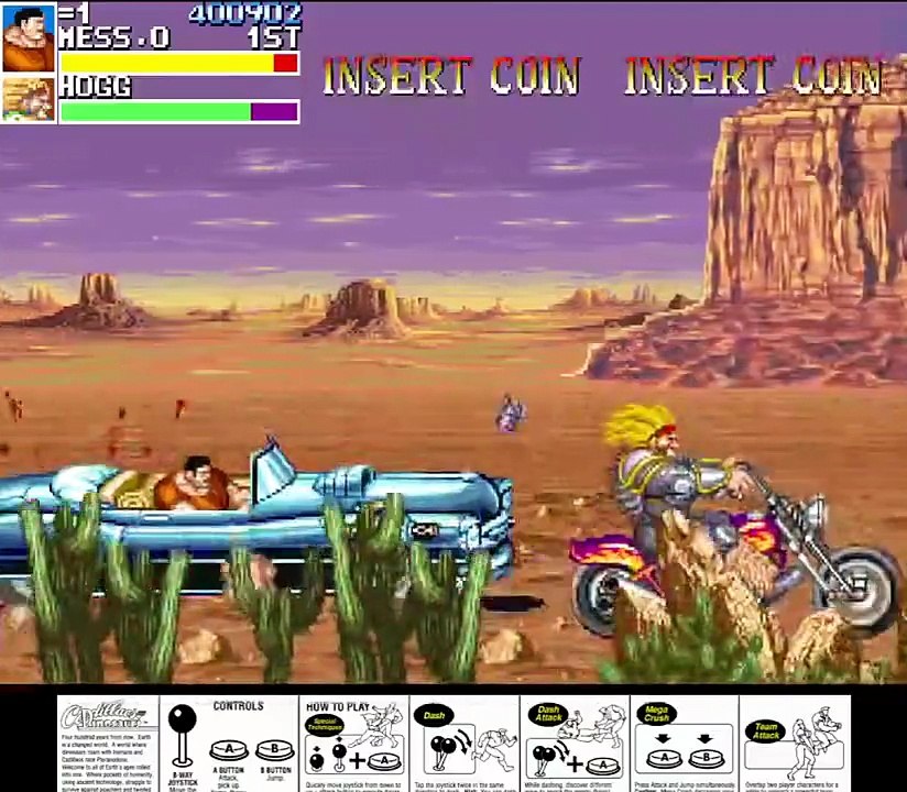 Episódio 3 Cadillacs & Dinosaurs, Briga de Rua, Arcade, Retro
