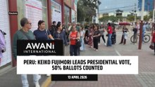 Keiko Fujimori leads Peru's presidential vote