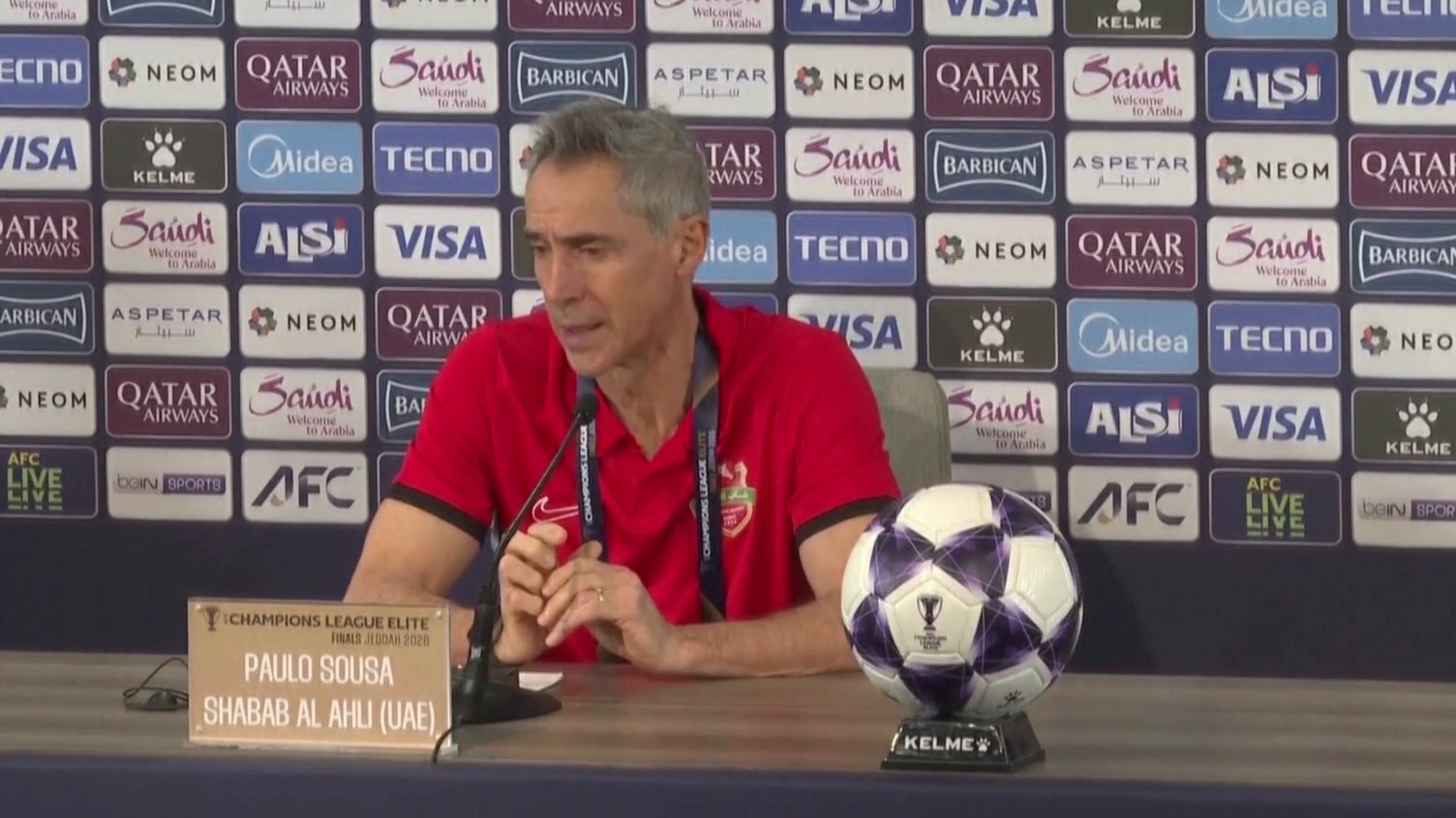 سوزا: "لا مجال للخطأ أمام تراكتور"