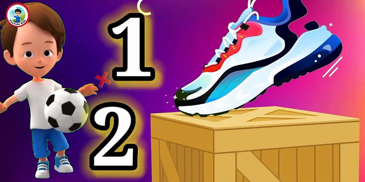 One Two Buckle My Shoe - 3D Animation English Nursery Rhyme by YouTube kids _ 1 2 buckle my shoe