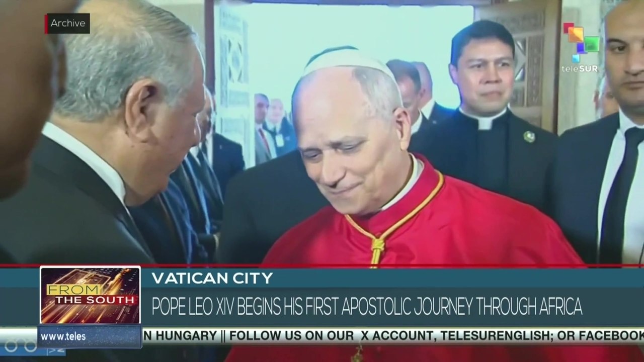 Pope Leo XIV begins his first apostolic journey through Africa
