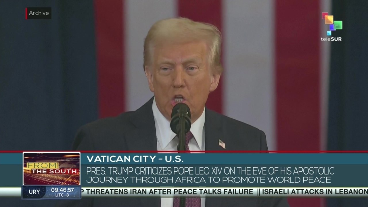 Pres. Trump criticizes Pope Leo XIV on the eve of his apostolic journey through Africa