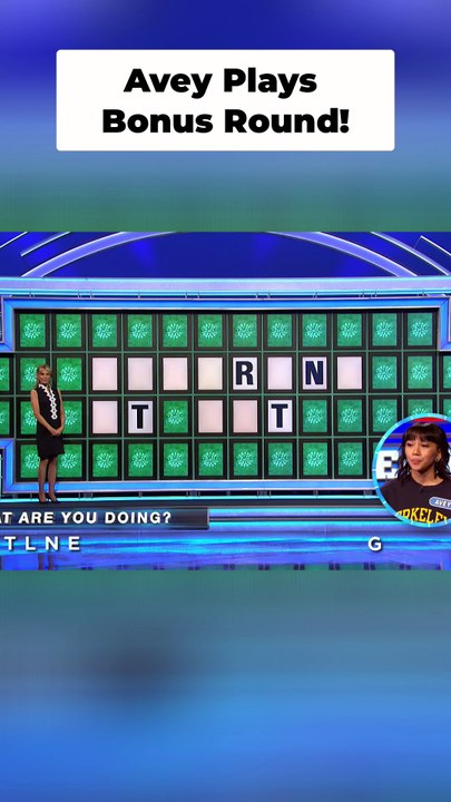 Avey Faces High-Stakes Bonus Round on Wheel of Fortune