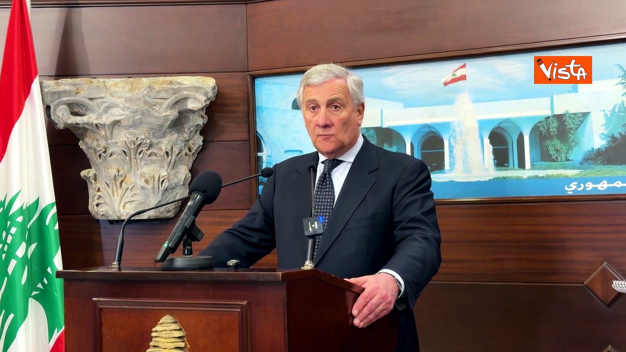 Tajani a Beirut: A Israele chiediamo stop attacchi a civili e a militari Unifil
