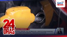 Price rollback sa petrolyo, ipatutupad bukas; pero ilang motorista, nakukulangan | 24 Oras