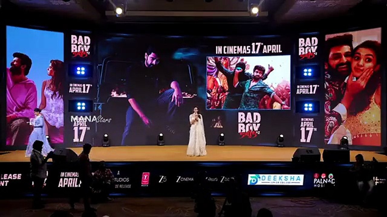 Actress Vidhi Yadav Speech @ Bad Boy Karthik Pre-Release Event