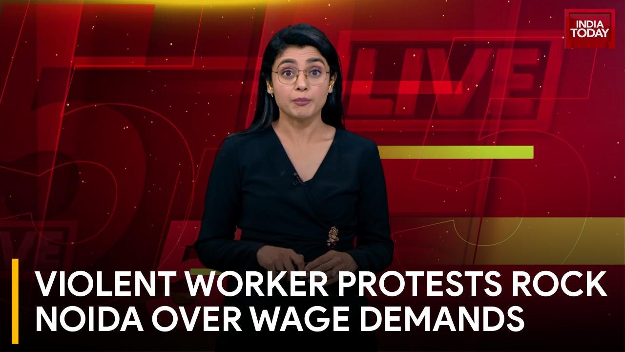 US blockades Strait of Hormuz; violent workers' protests rock Noida, Faridabad
