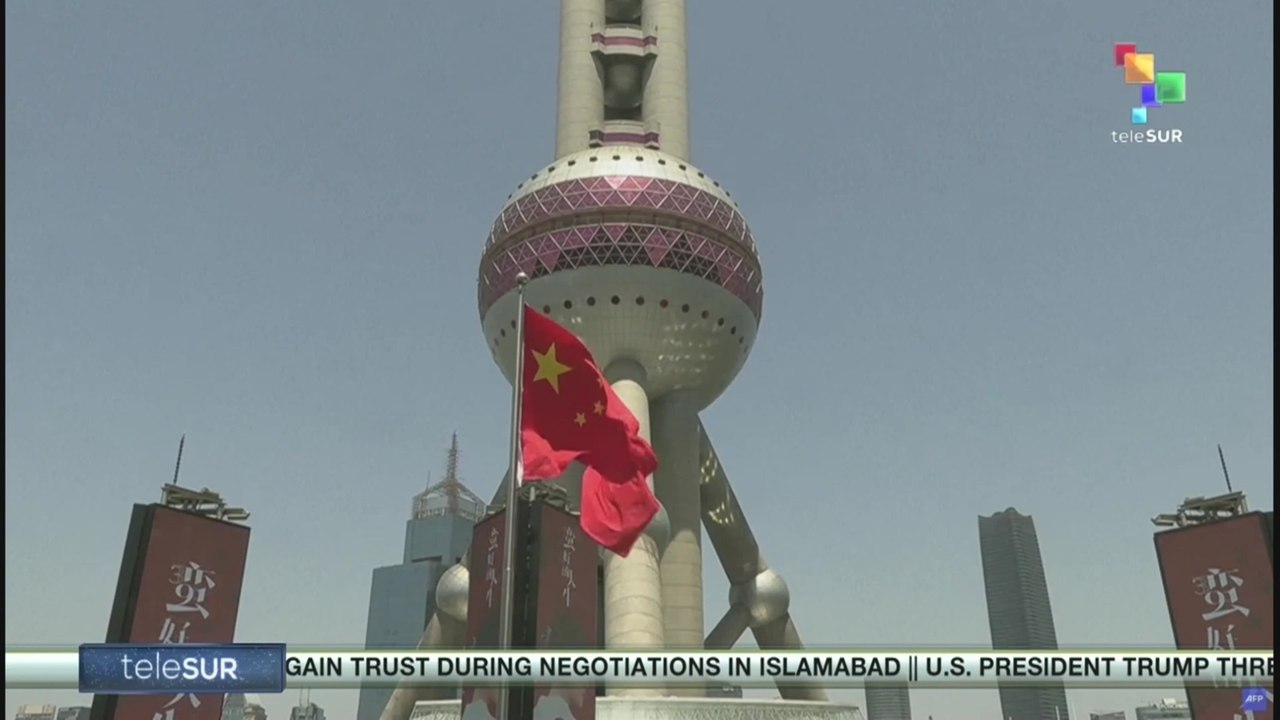Beijing calls for calm amid white house threats of a blockade in Hormuz Strait