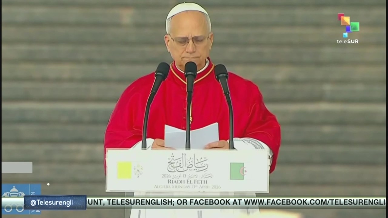 Pope Leo XIV delivers first speech of apostolic journey through Africa