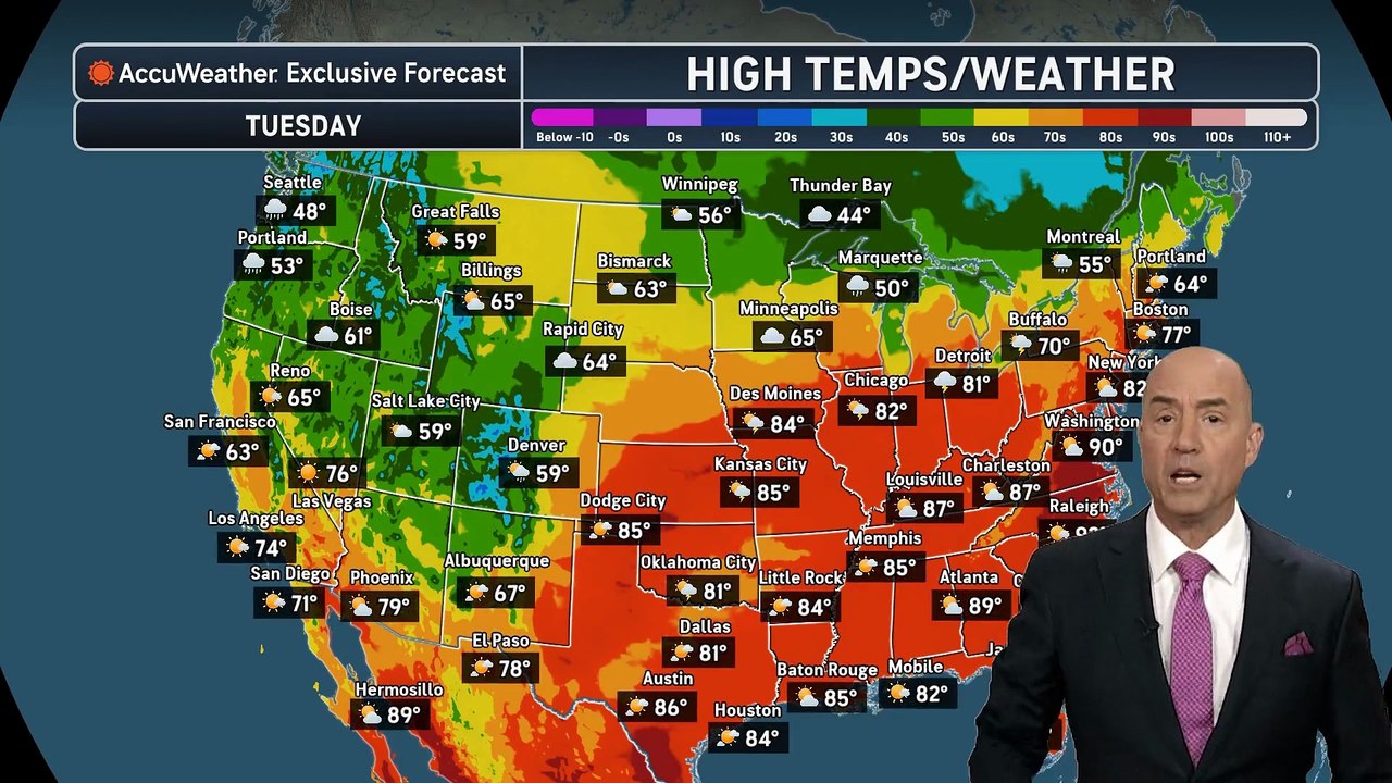 Widespread severe weather to erupt in central US on Tuesday
