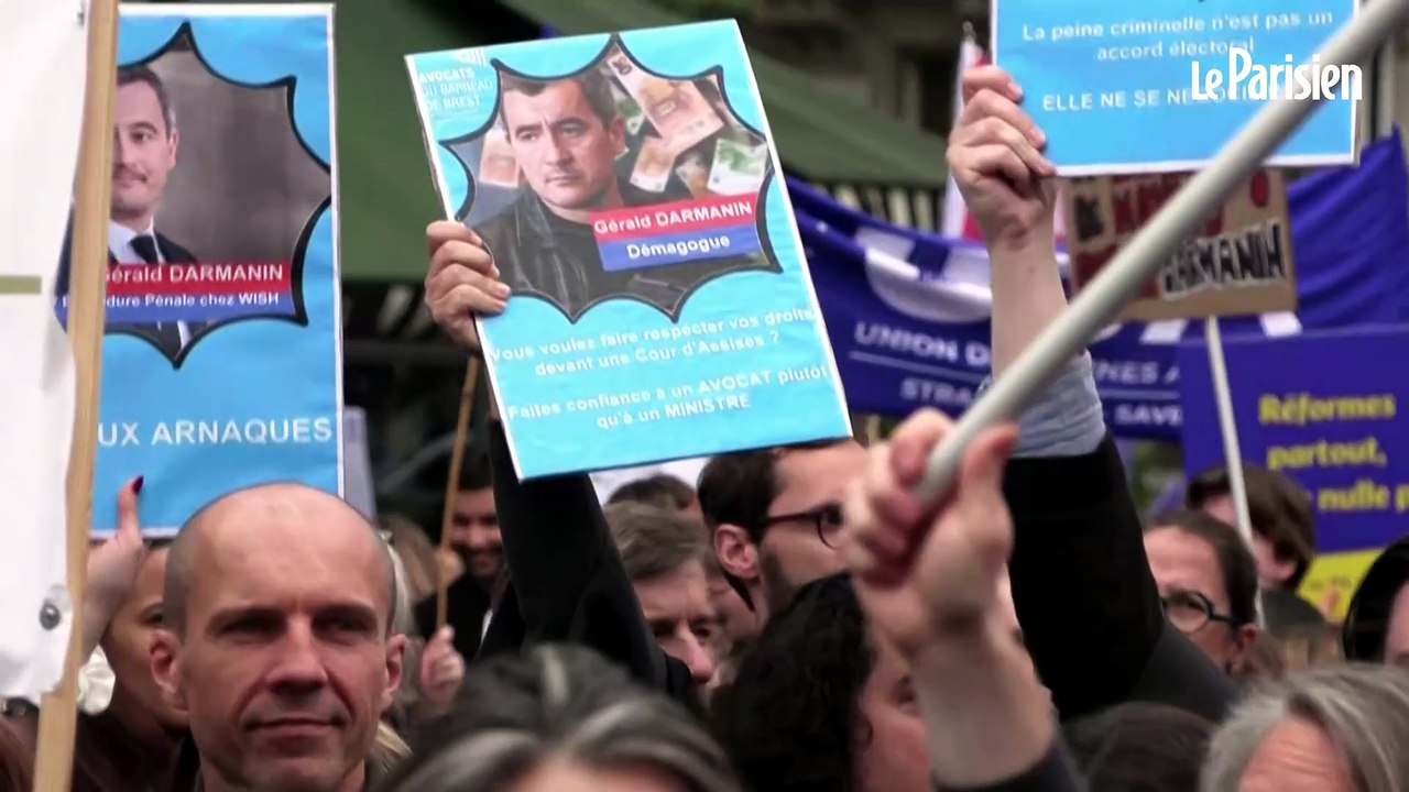 Justice criminelle : les avocats mobilisés contre la réforme portée par Darmanin
