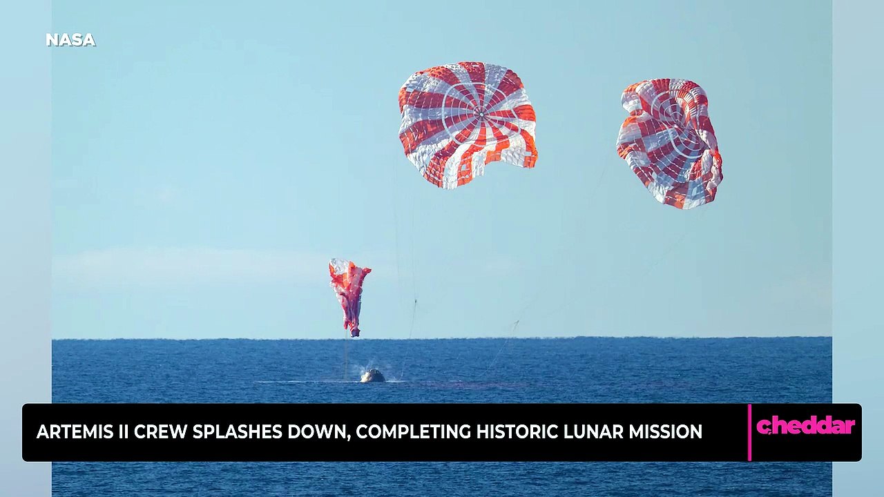 Artemis II Crew Splashes Down, Completing Historic Lunar Mission