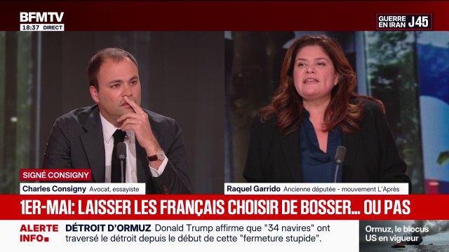 SIGNÉ CONSIGNY - 1er-Mai: Je suis absolument favorable à la liberté du commerce sur la base du volontariat , explique Charles Consigny