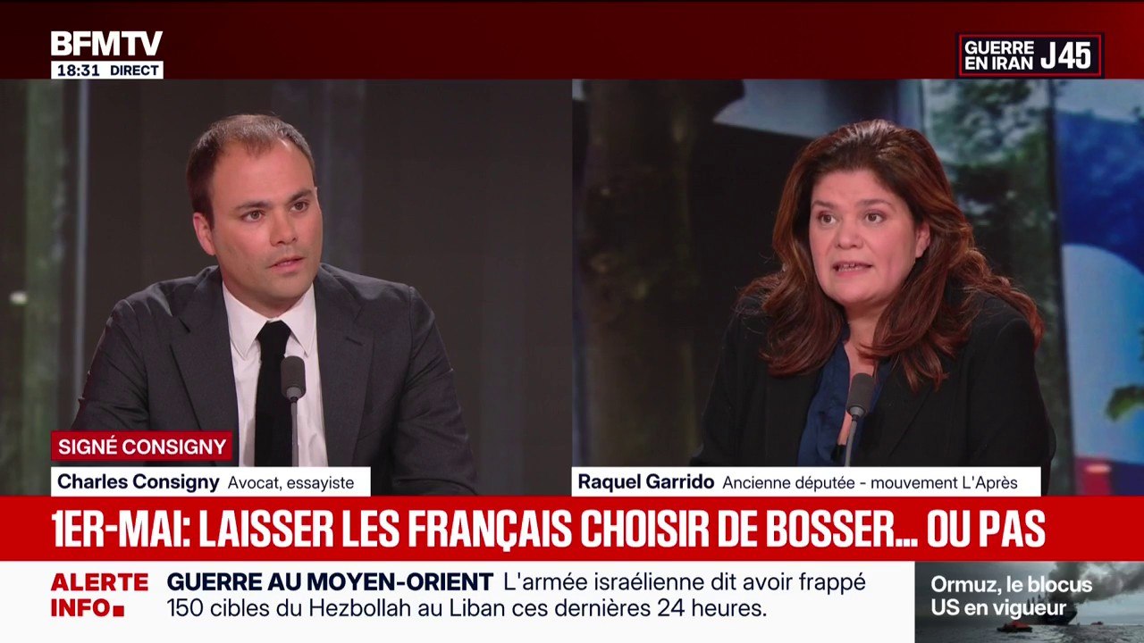 Travail le 1er-Mai: "Faire travailler quelqu'un contre le code du travail, c'est de la délinquance", juge Raquel Garrido