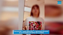 Denuncian "mala atención" y "personal dormido" en el Hospital de Niños de La Plata
