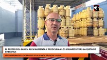 Tras la quita de subsidios nacionales, aumenta el precio del gas y se siente en Alem