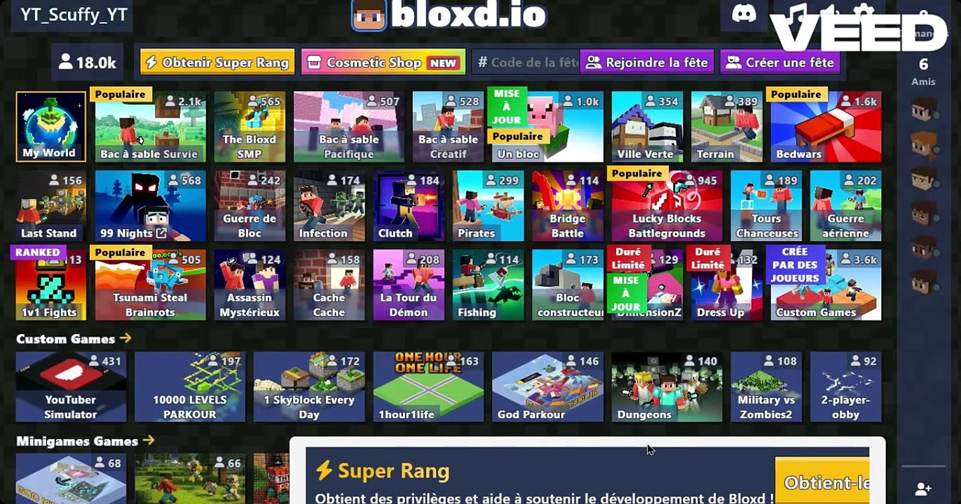 Présentation Bloxd.io