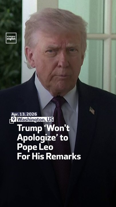 Trump ‘Won't Apologize’ to Pope Leo For His Remarks