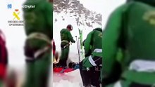 La Guardia Civil rescata a un esquiador herido en el Aneto