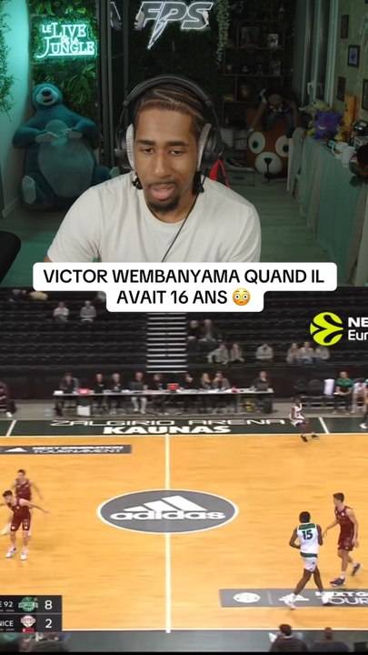 Wemby trop boosté à 16 ans 😳