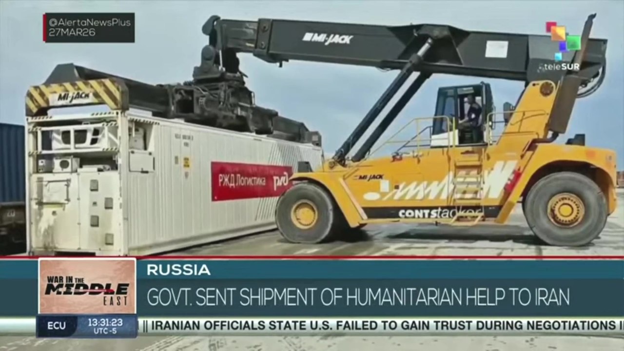 Russia | Govt. sent shipment of humanitarian help to Iran